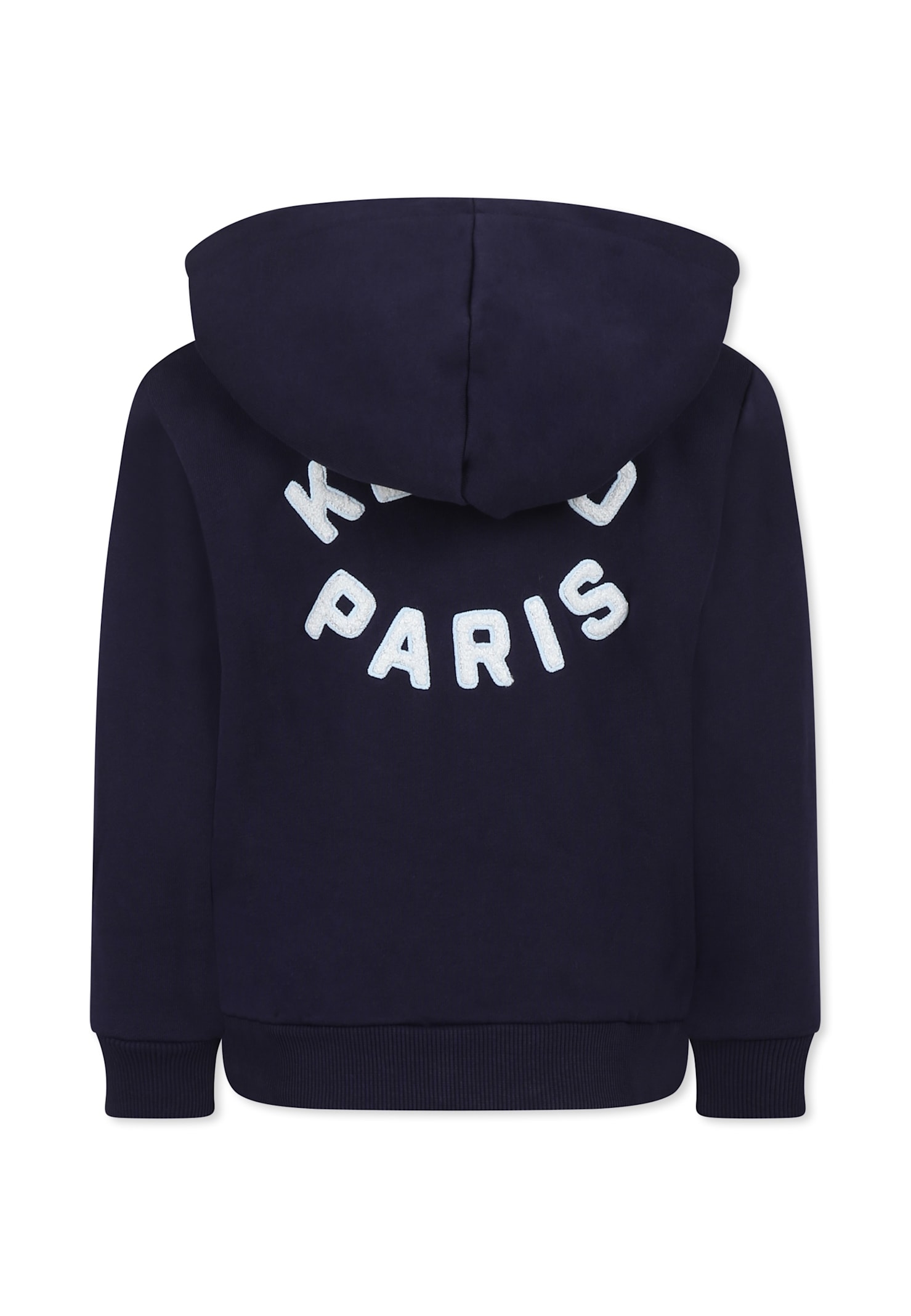 Kenzo Blue Sweatshirt For Kids With Logo In Blue