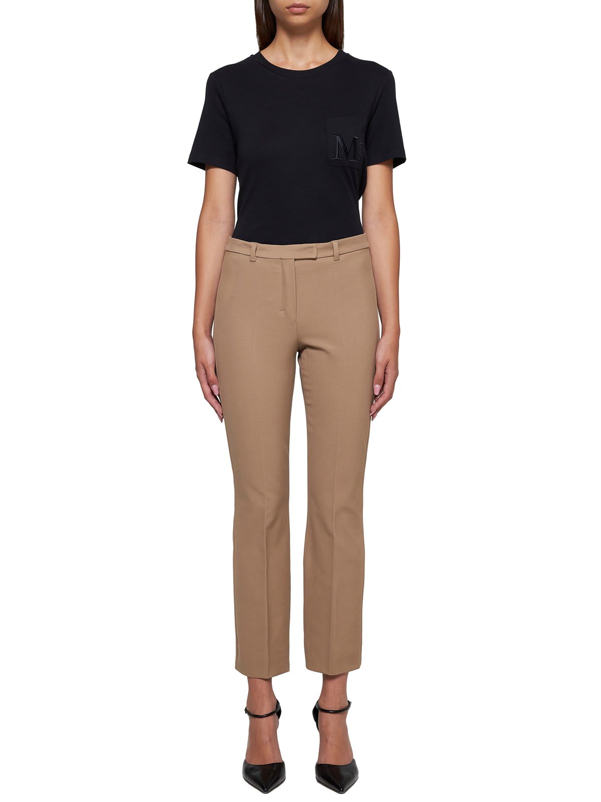 Shop 's Max Mara Umanita Pants In Camel