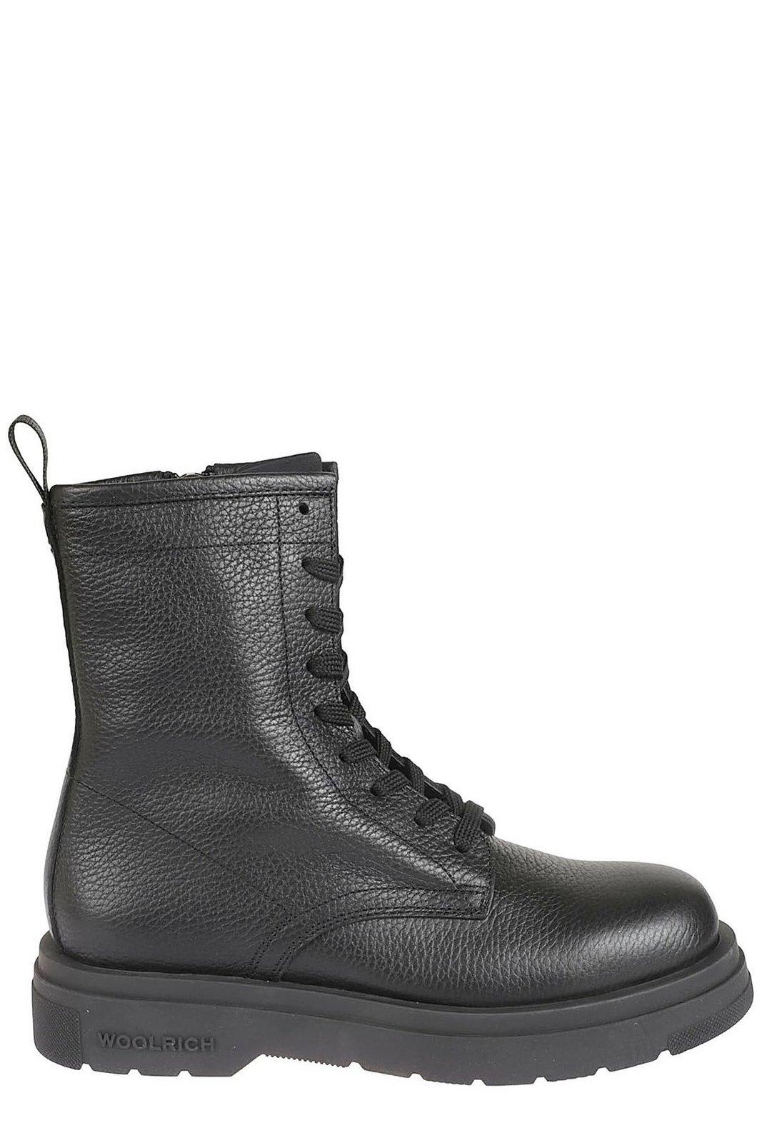 Shop Woolrich New City Zipped Ankle Boots In Black