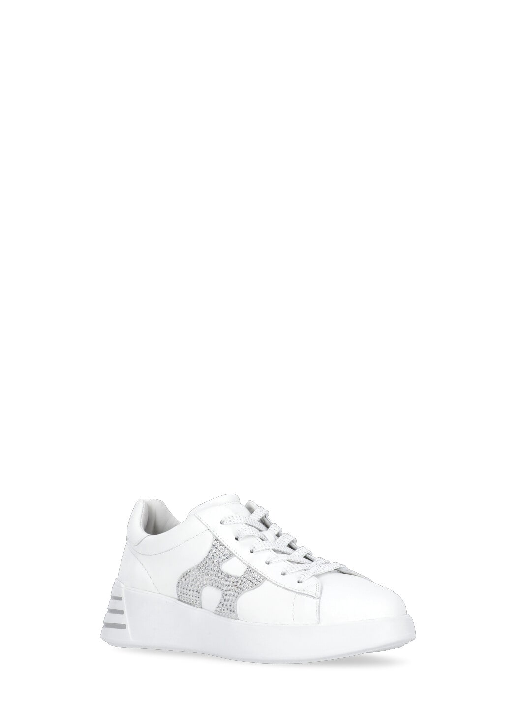 Shop Hogan Rebel Sneakers In White