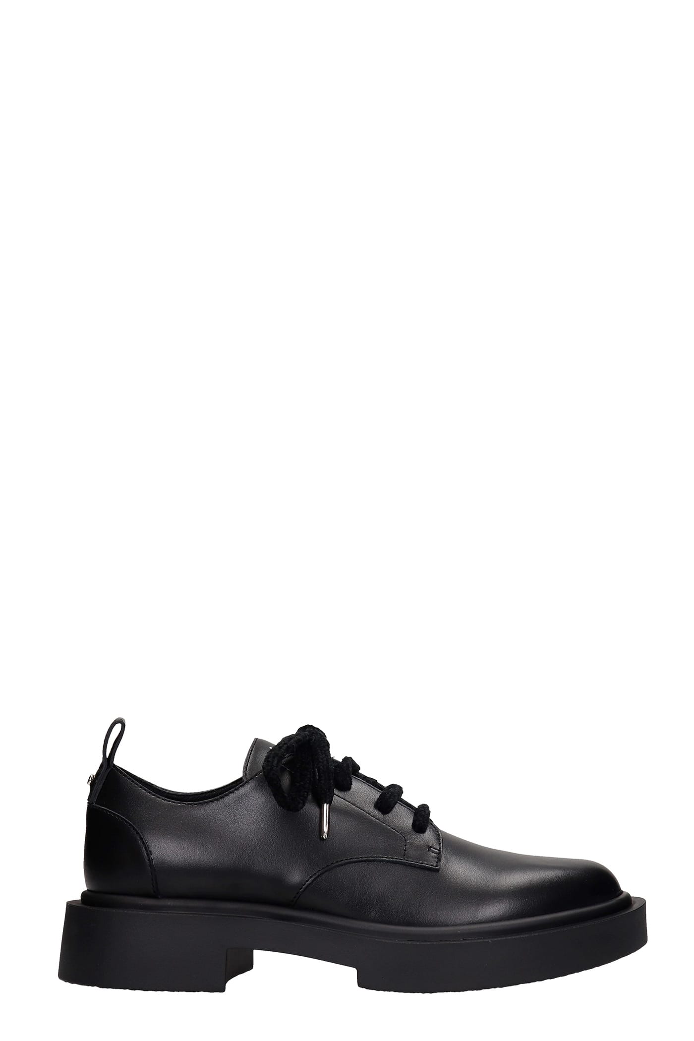 Giuseppe Zanotti Achille Lace Up Shoes In Black Leather