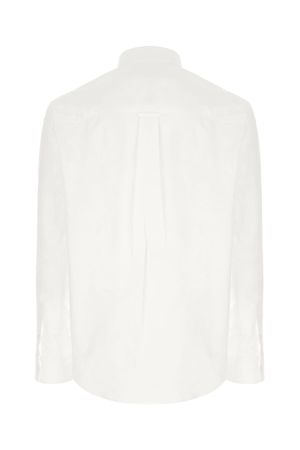 Shop Maison Kitsuné White Poplin Shirt