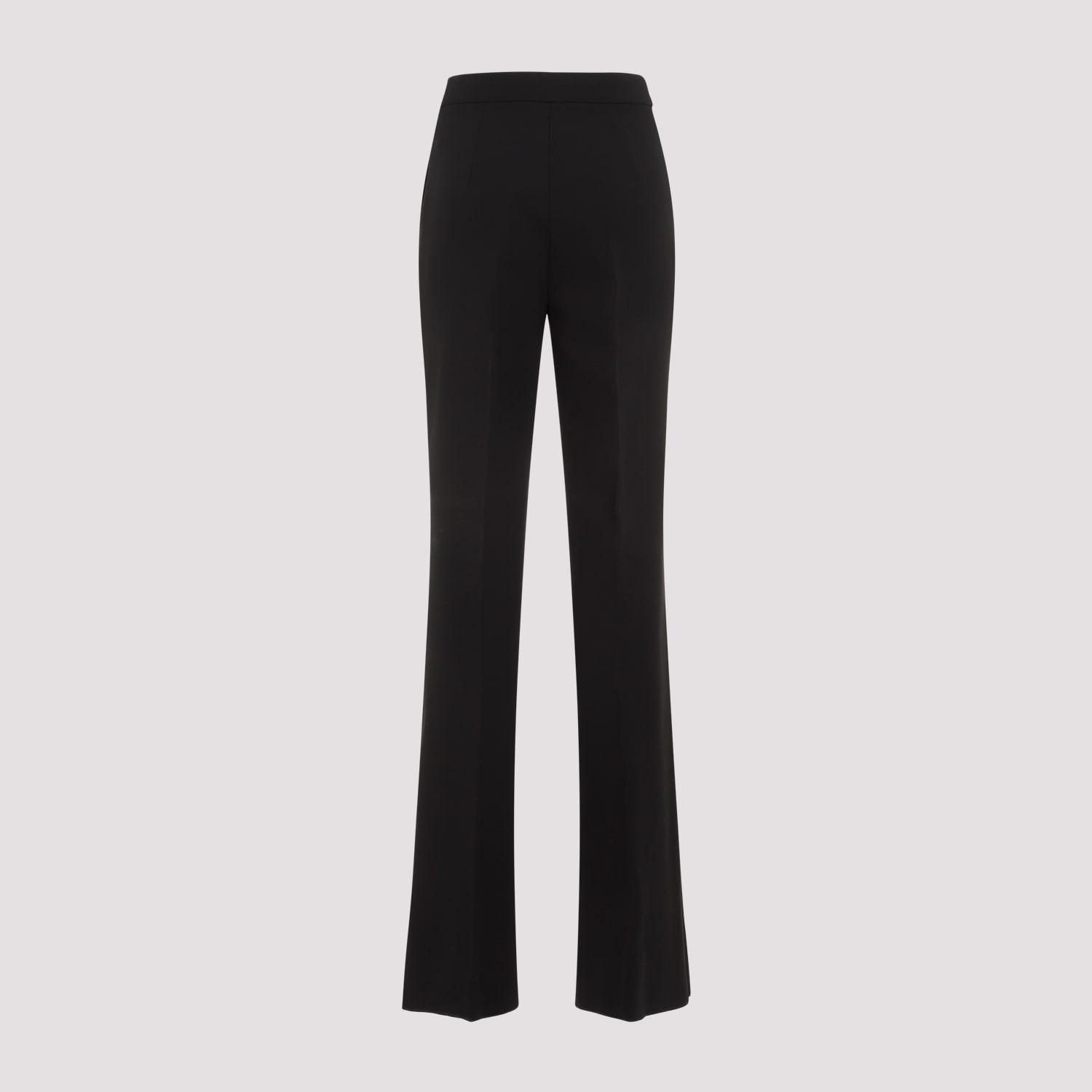 Shop Max Mara Viscose Norcia Pants In Nero