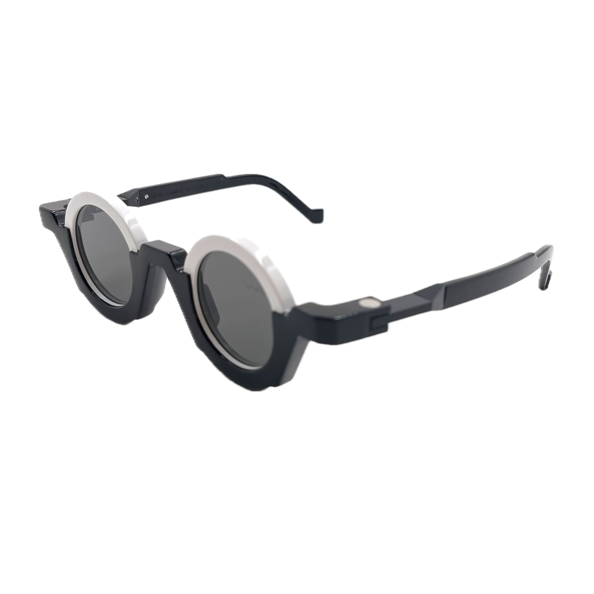 Vava Eyewear Wl0080 White Label Black/white Sunglasses In Black