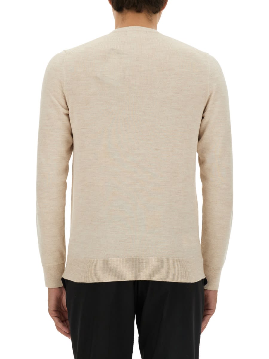 Fred Perry Classic Crew Neck Jersey In Multicolour