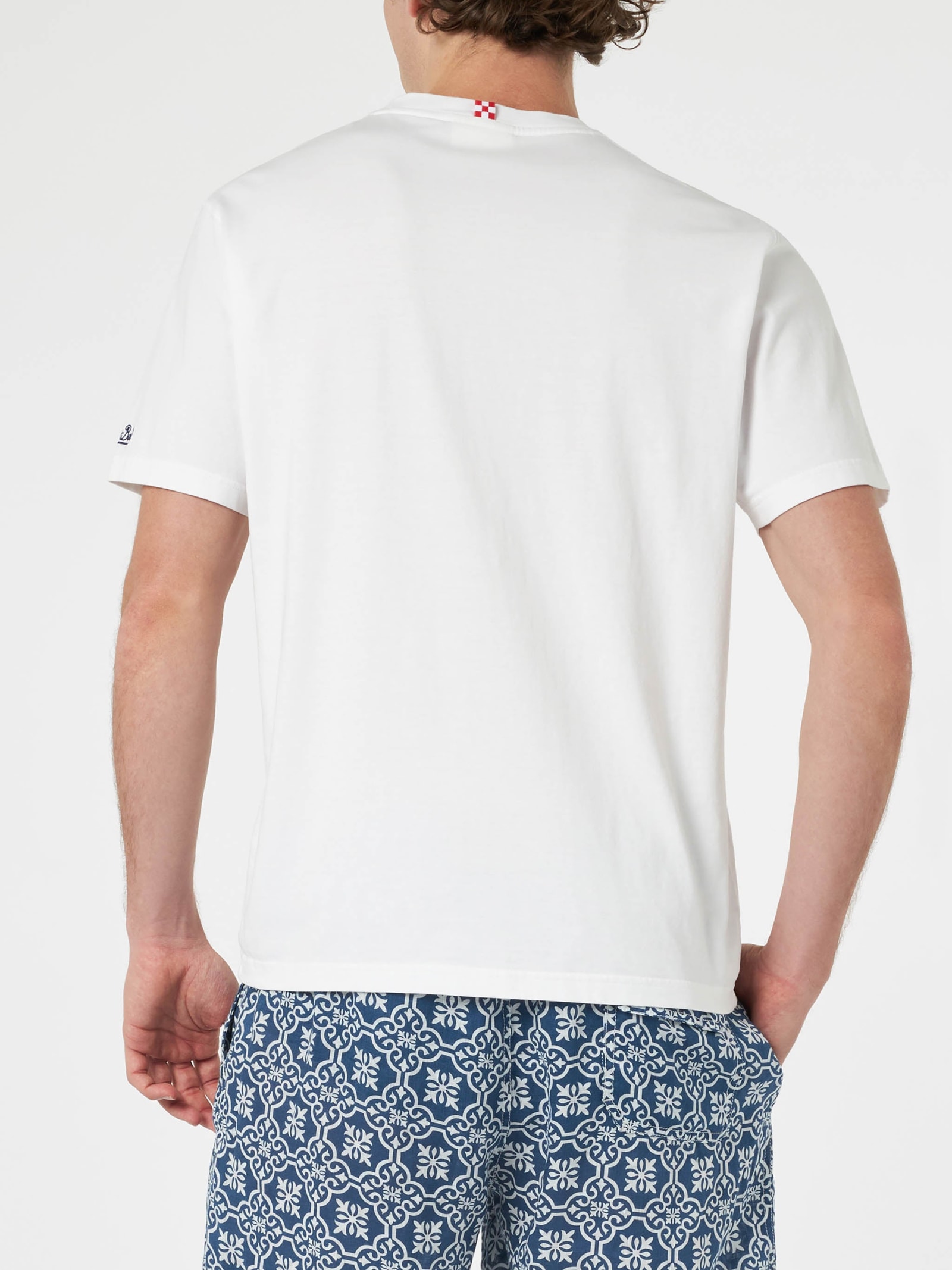 Mc2 Saint Barth X Insulti Luminosi Cotton T-shirt In White