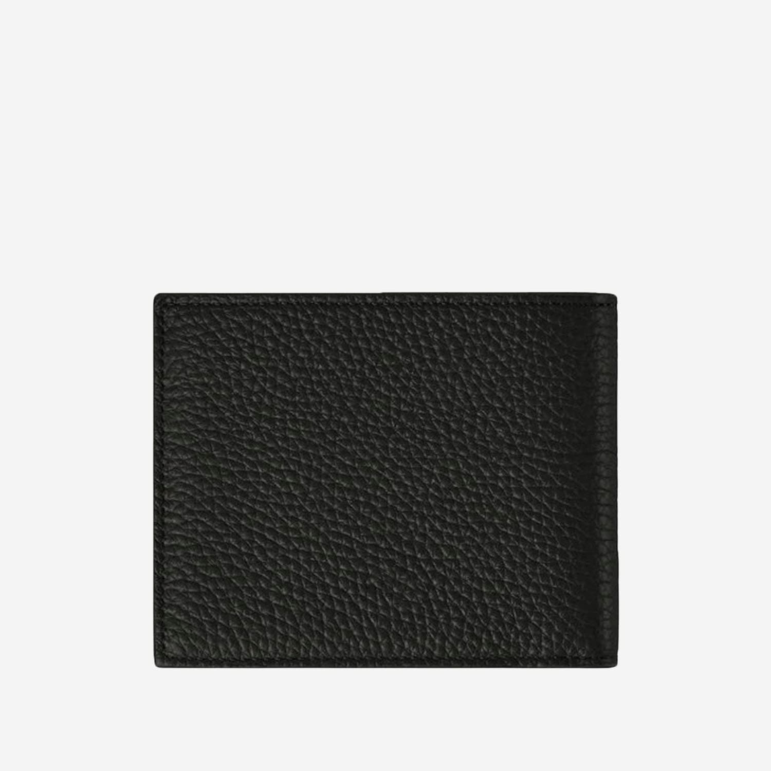 Montblanc Leather Wallet With Logo In Black