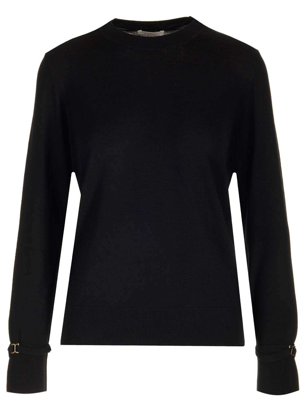Chloé Superfine Wool Sweater In Black