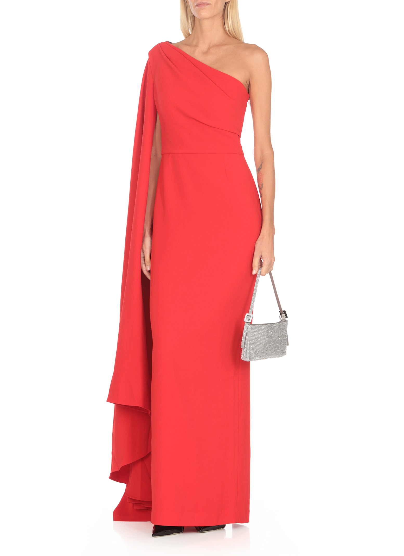 Shop Solace London Daria Maxi Dress In Red