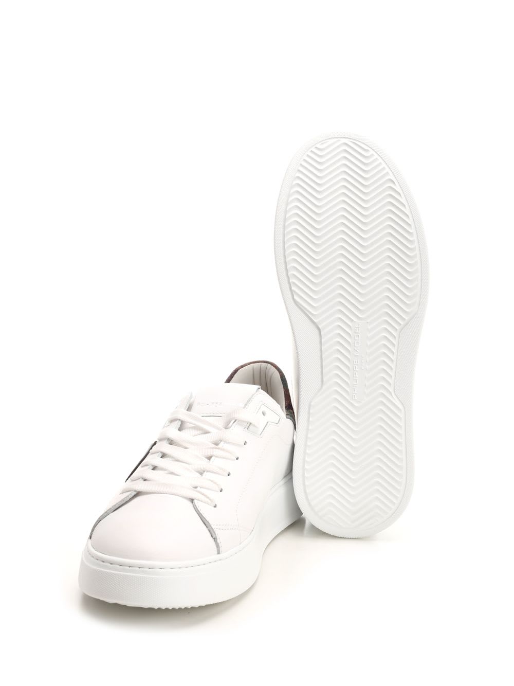 Shop Philippe Model Temple Sneaker In White