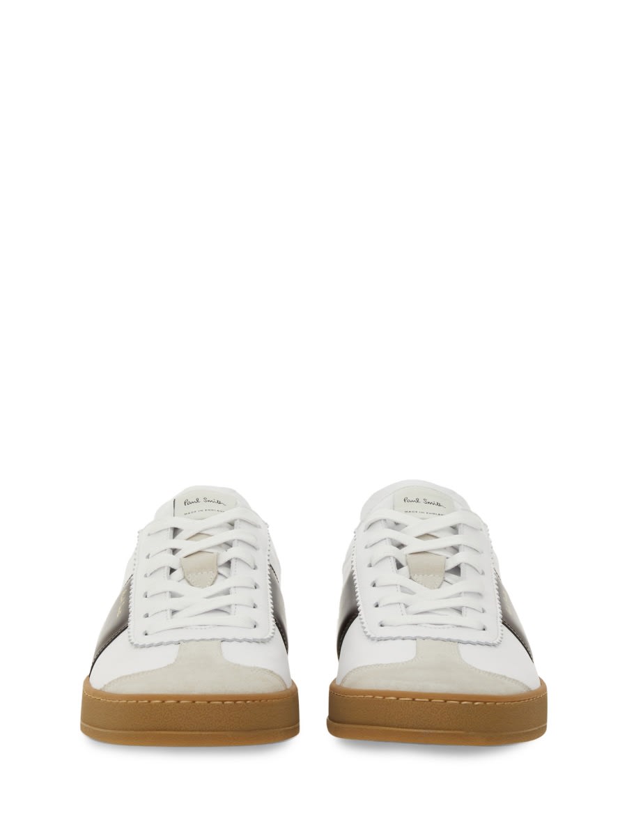 Paul Smith White Leather 'foley' Trainers In White