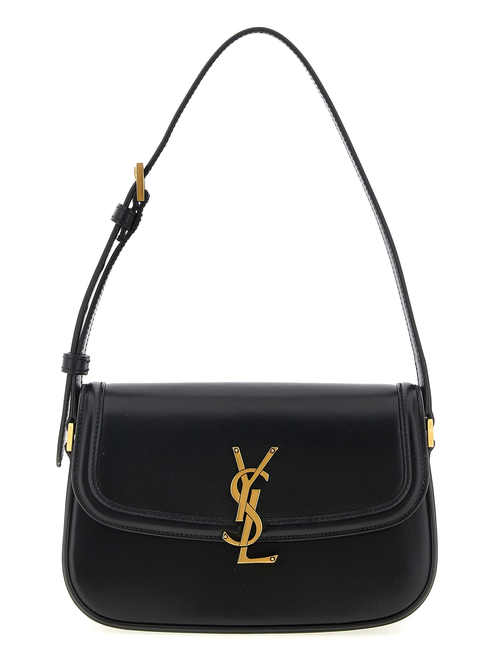 Saint Laurent Solferino Mini Shoulder Bag In Black