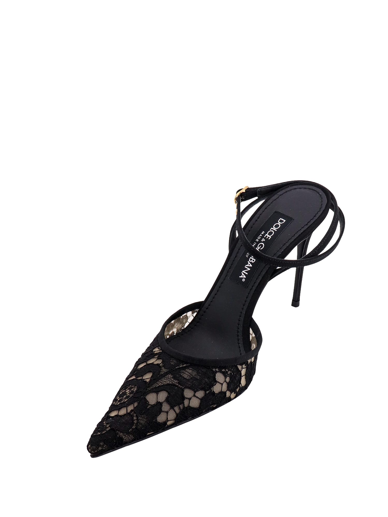 Shop Dolce & Gabbana Slingback In Nero