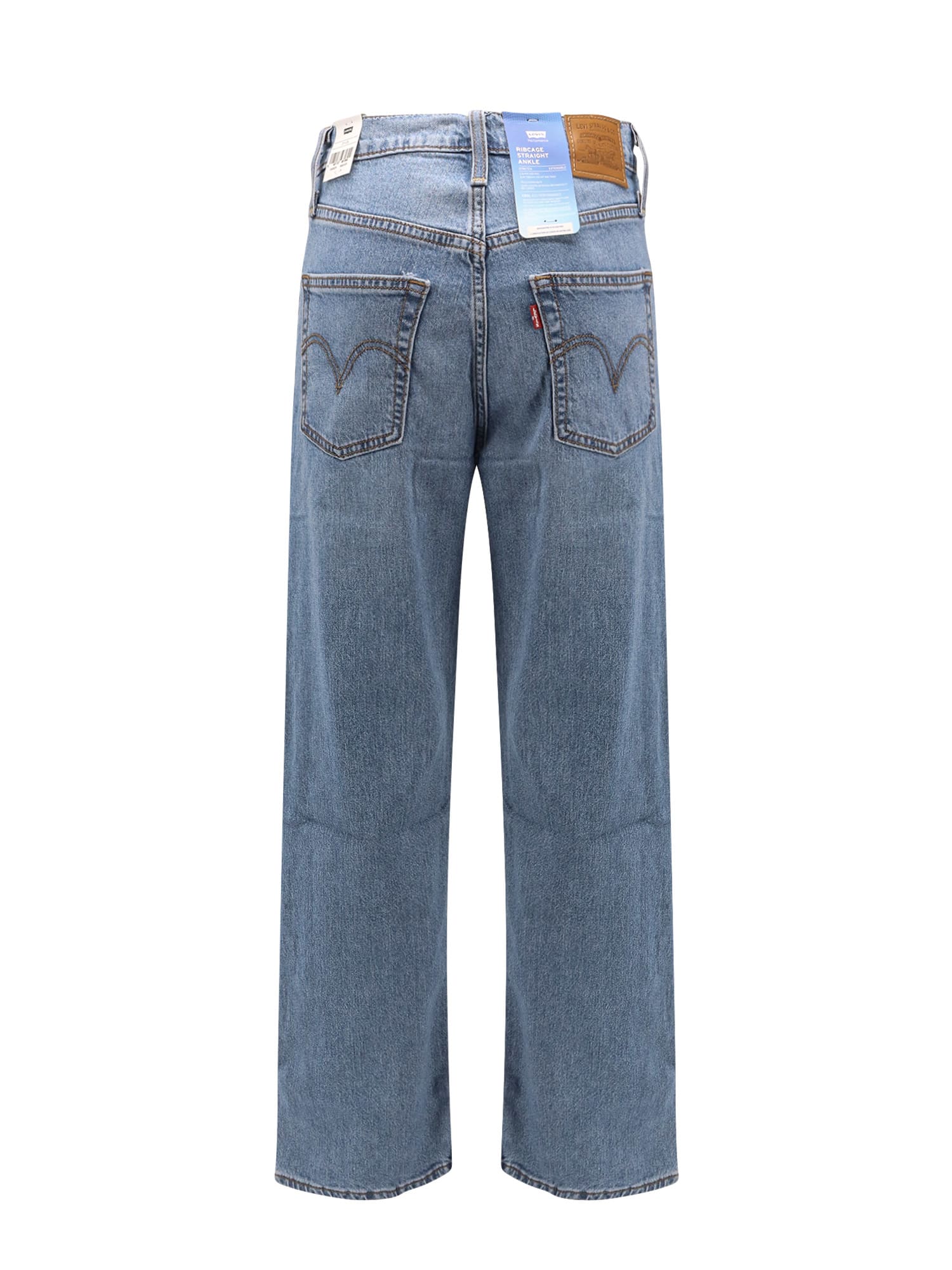 LEVI'S RIBCAGE STRAIGHT ANKLE STRETCH DENIM JEANS