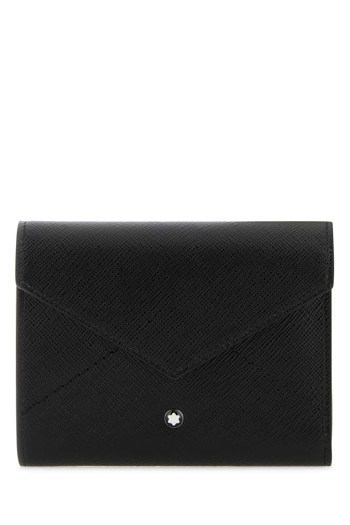 Black Leather Trio Sartorial Wallet