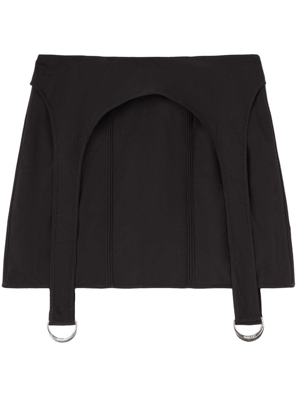 Shop Ambush Corset Mini Skirt In Black