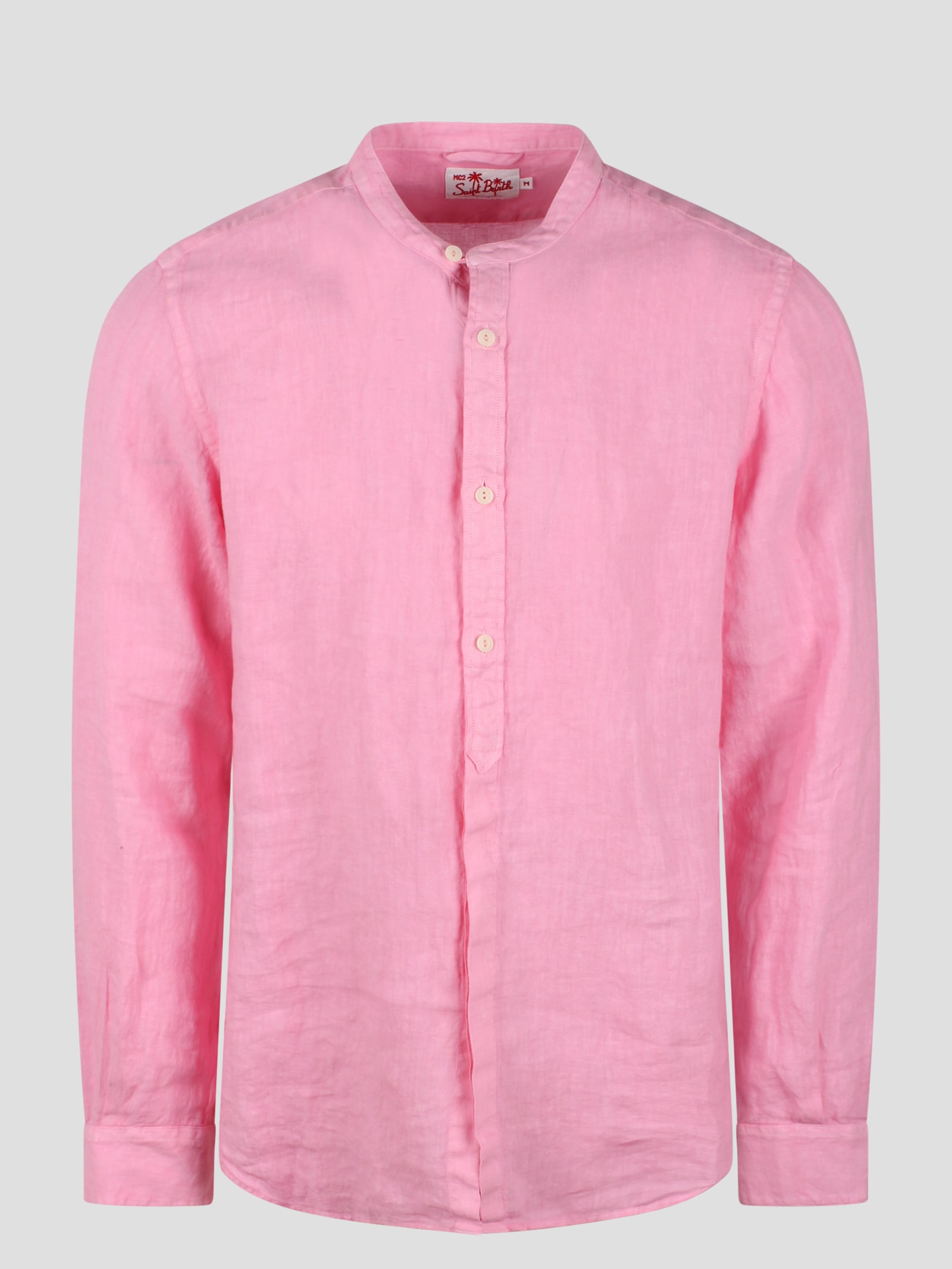 Shop Mc2 Saint Barth Naxos Shirt In Pink & Purple