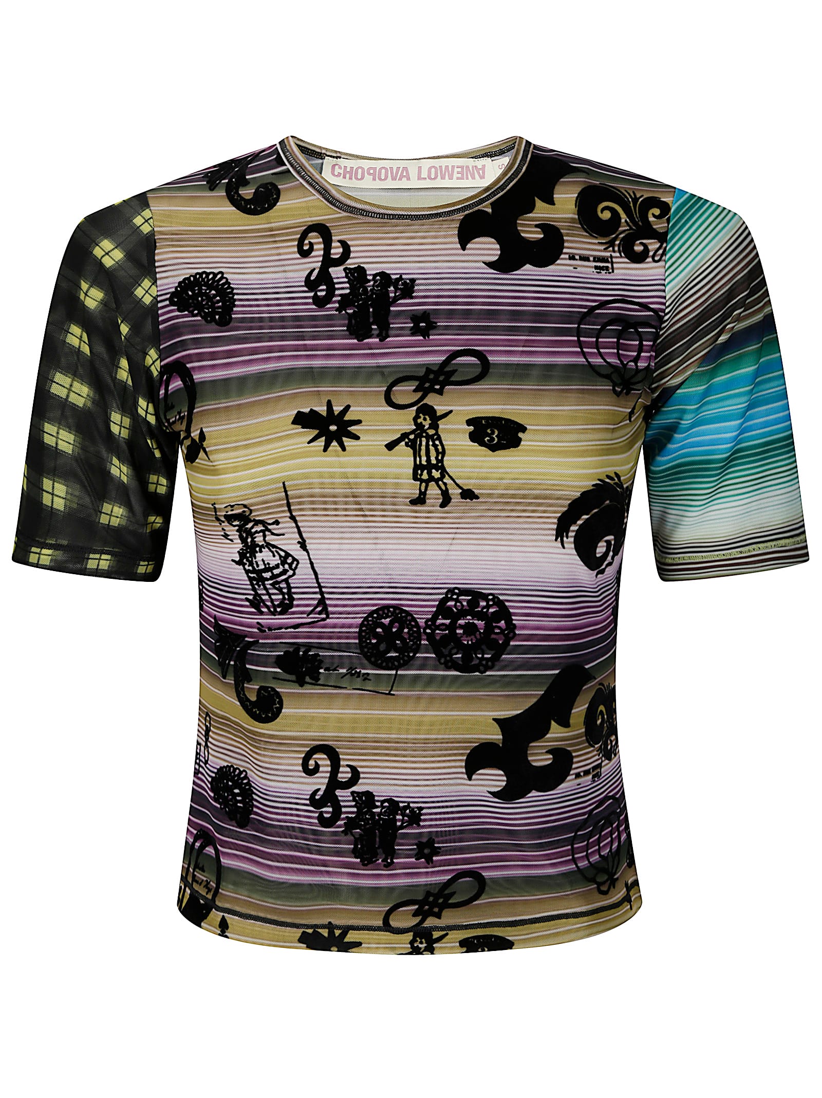Short Sleeve Mesh Top