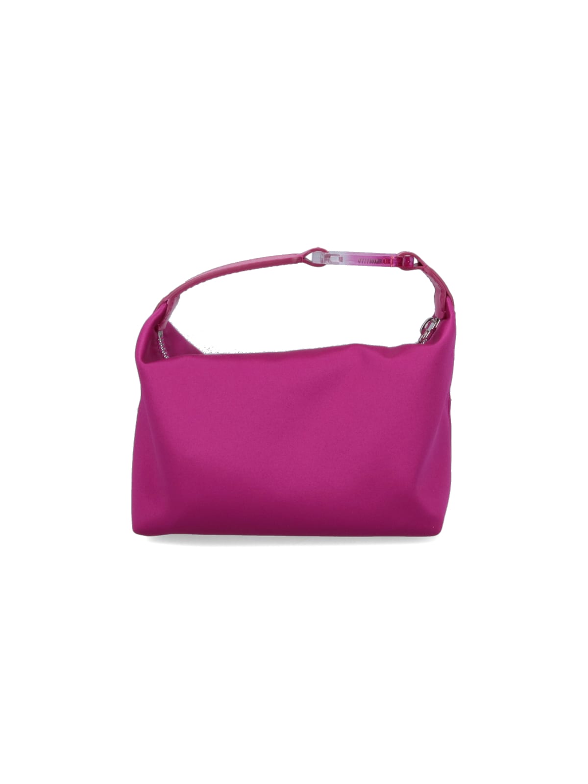 Shop Eéra Satin Moon Handbag In Pink