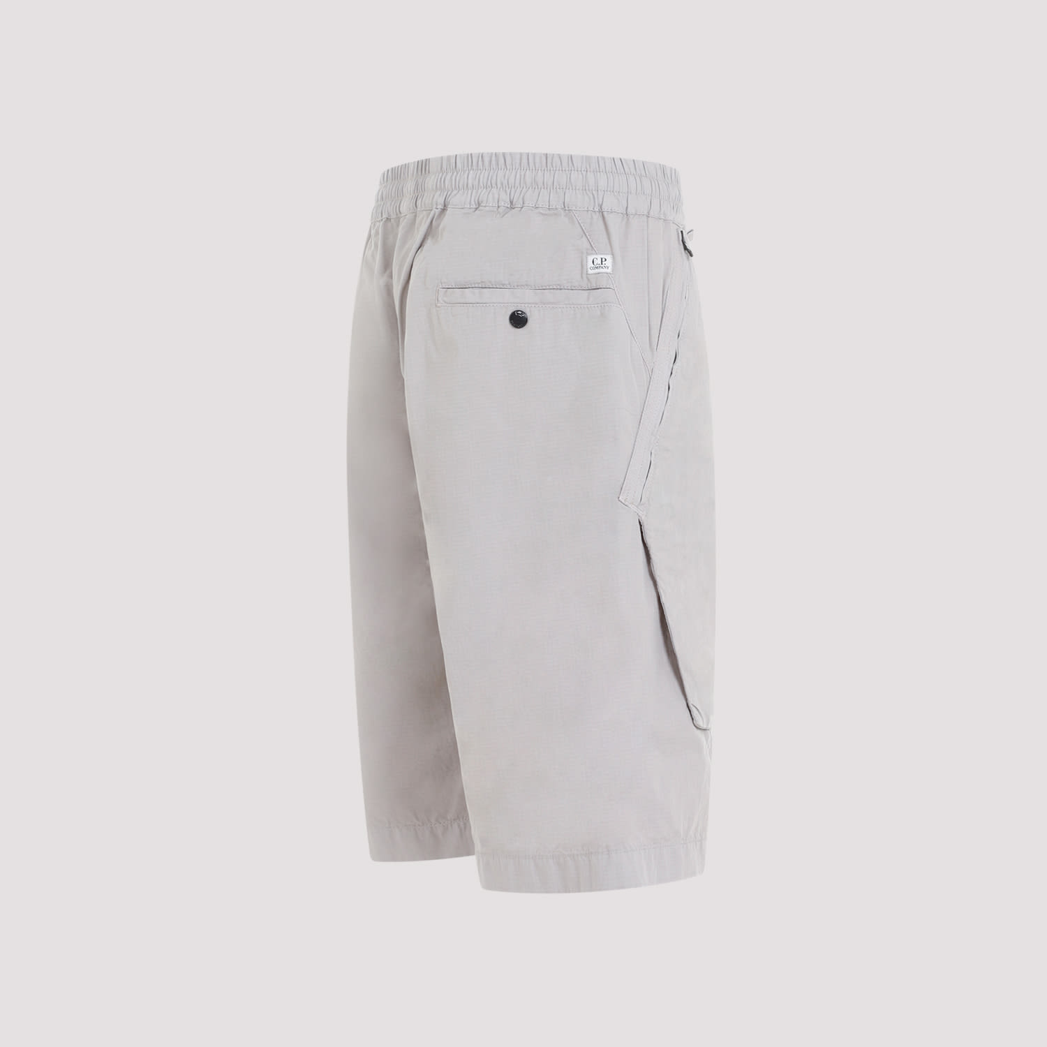 Shop C.p. Company Rip-stop Shorts In Drizzle