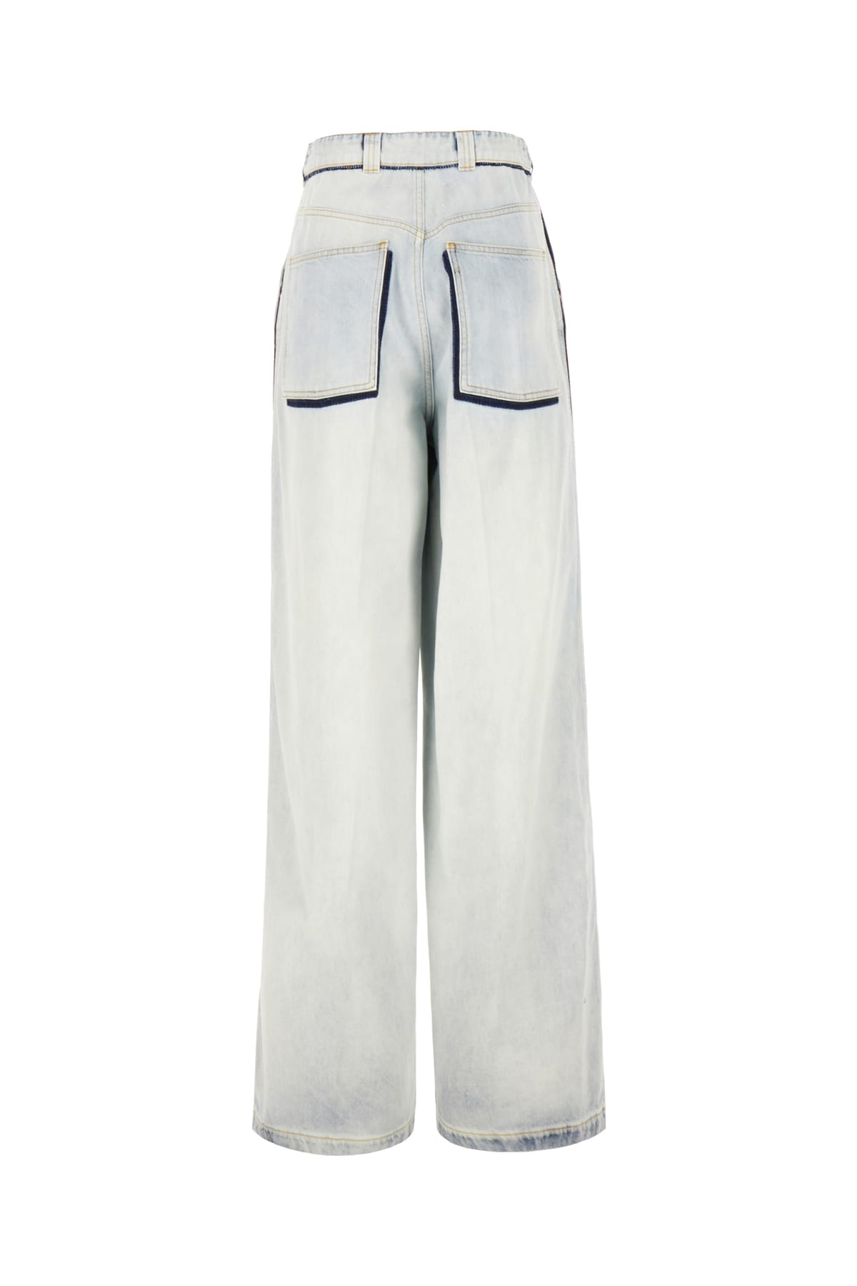 Shop Maison Margiela Denim Jeans In 965