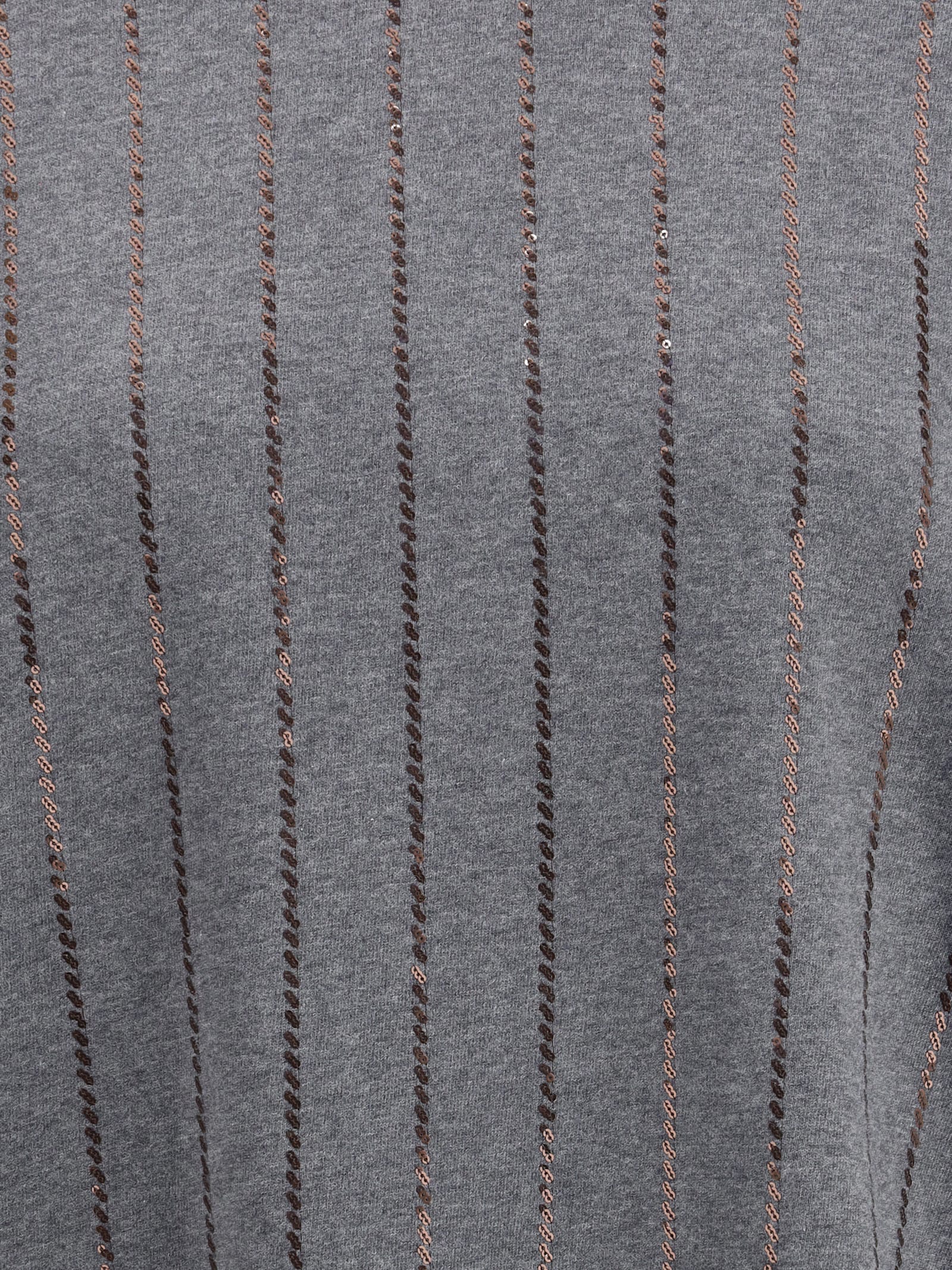 Brunello Cucinelli Cotton Sweatshirt In Gray