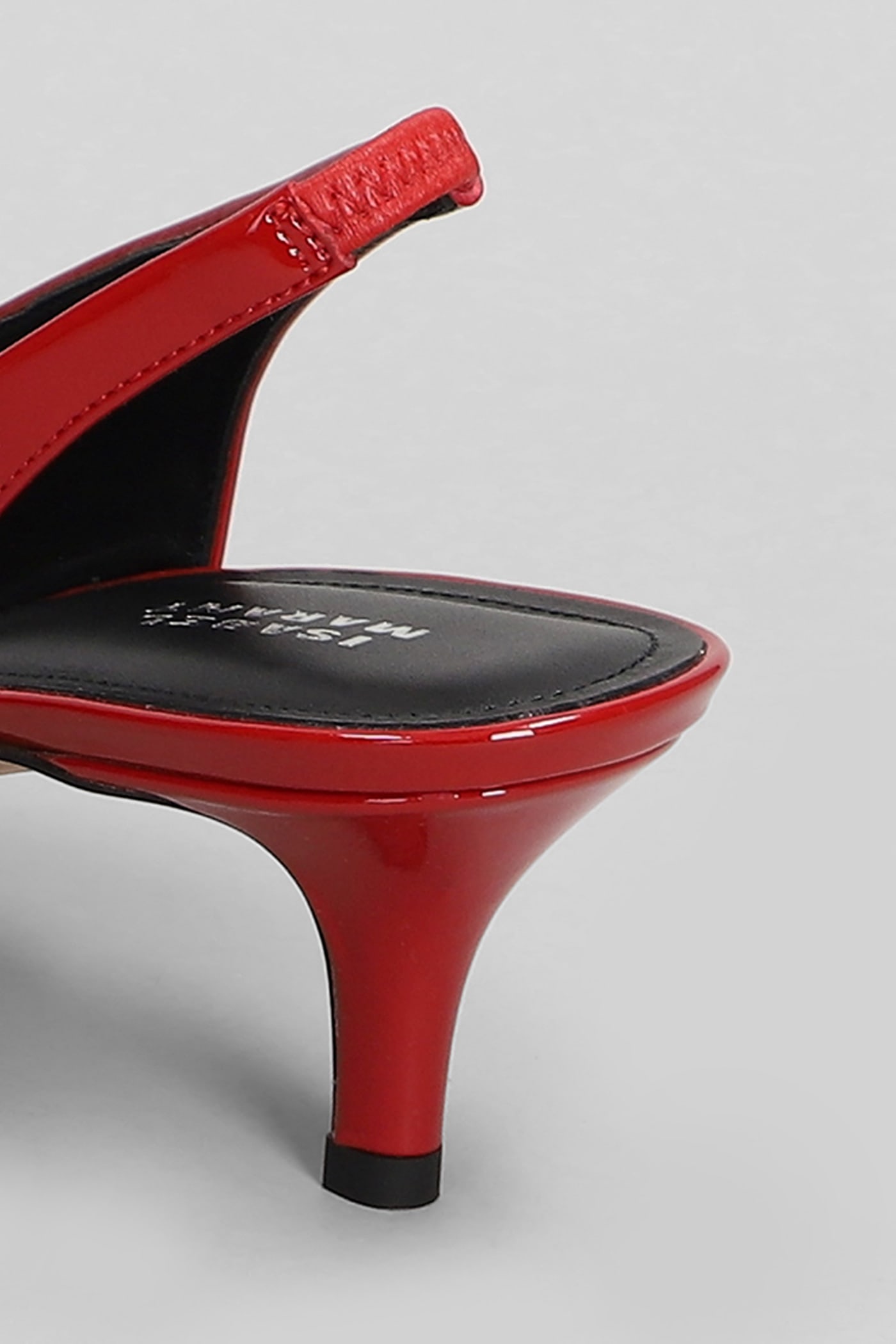 Shop Isabel Marant Padim Pumps In Red Patent Leather