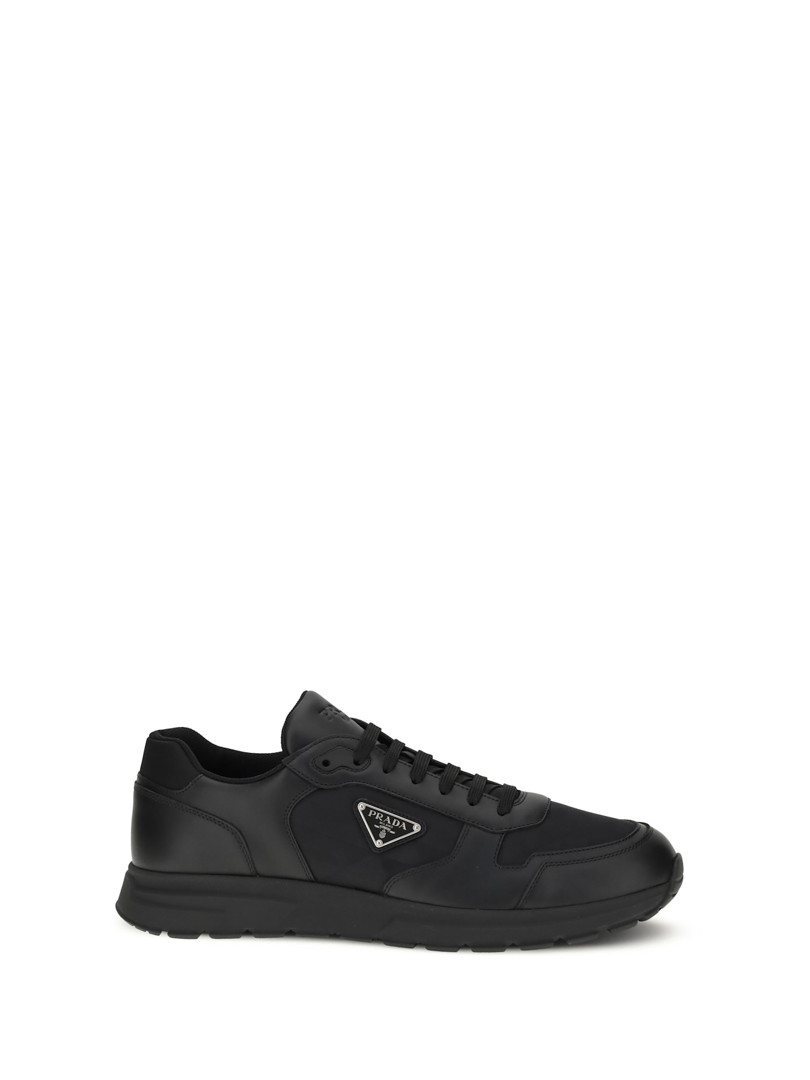 Prada Sneakers Prax 2.0 In Black Fabric And Mesh In Black