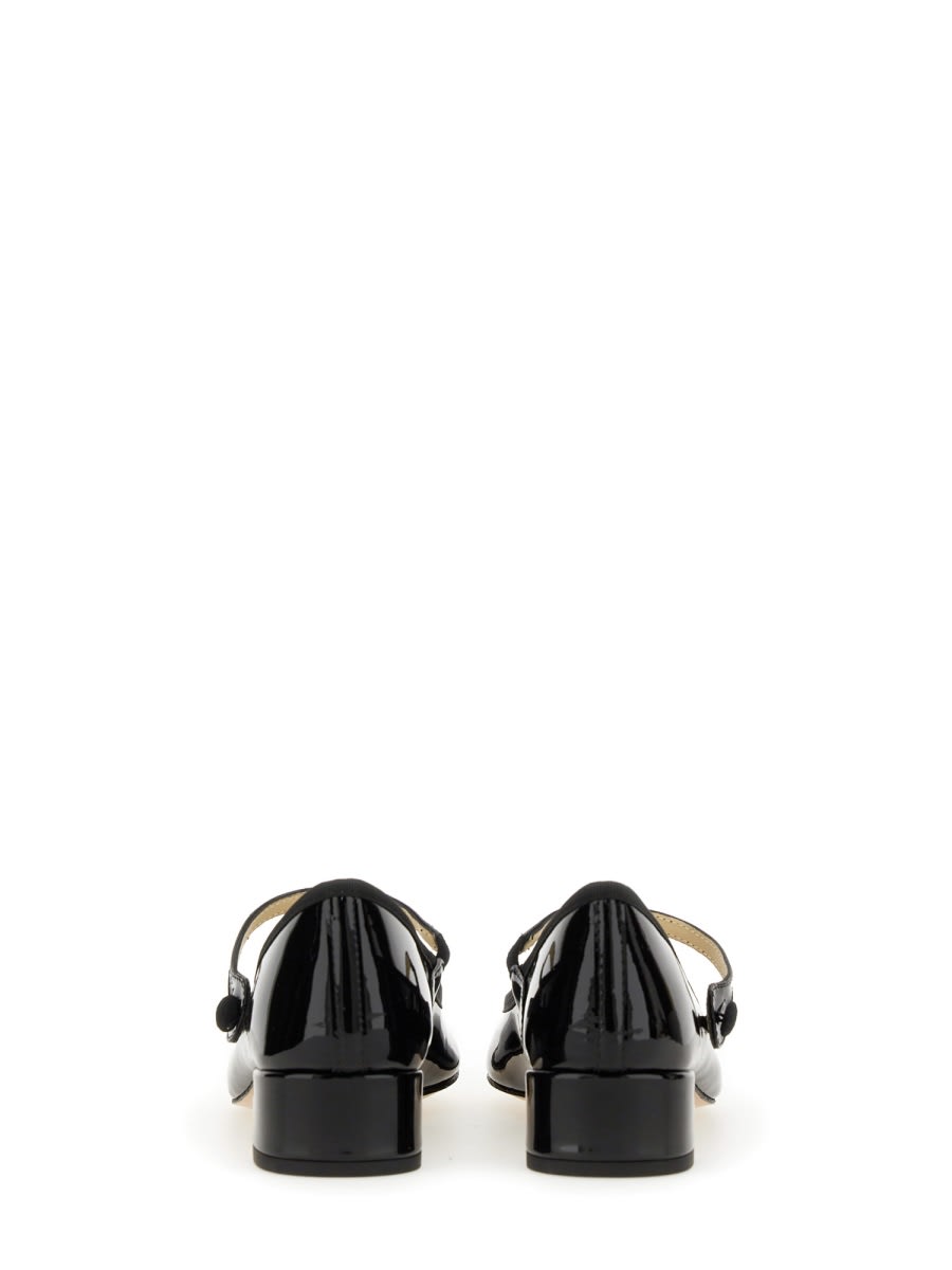 Shop Repetto Pump Mary Jane Rose In Black
