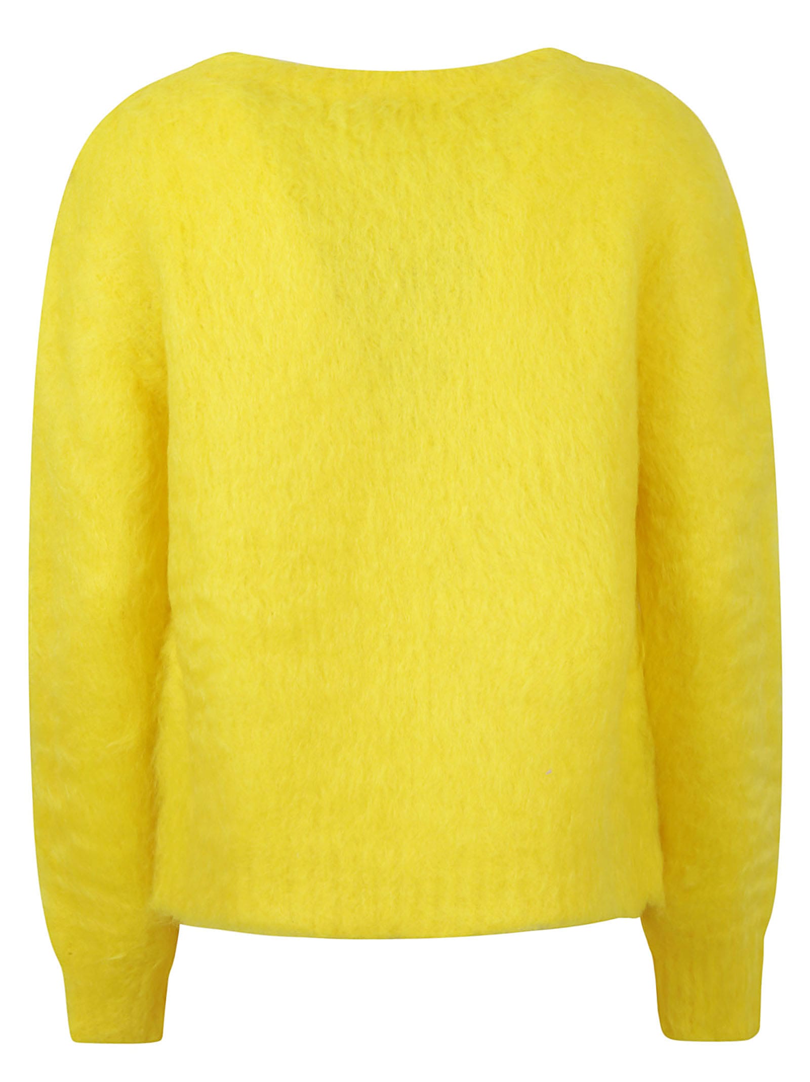 Shop Etro Logo Chest Sweater In Yellow