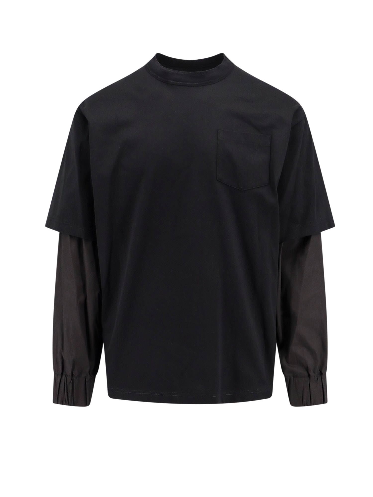 Shop Sacai T-shirt In Black