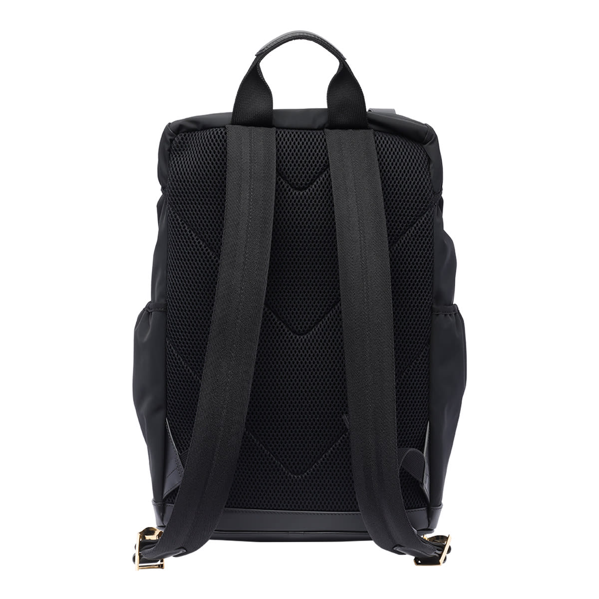 Shop Tom Ford Logo Backpack In Black