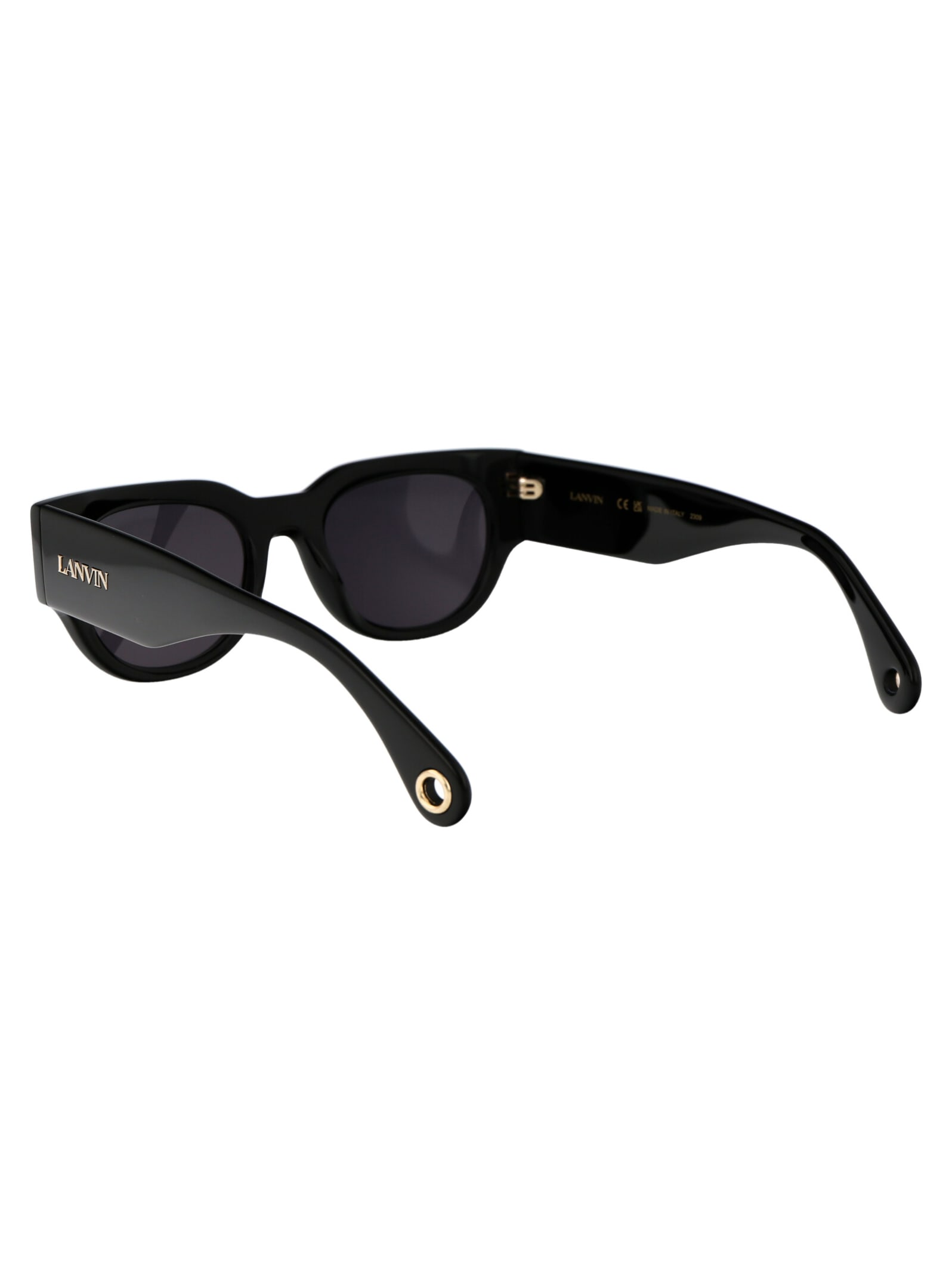 Shop Lanvin Lnv670s Sunglasses In 001 Black