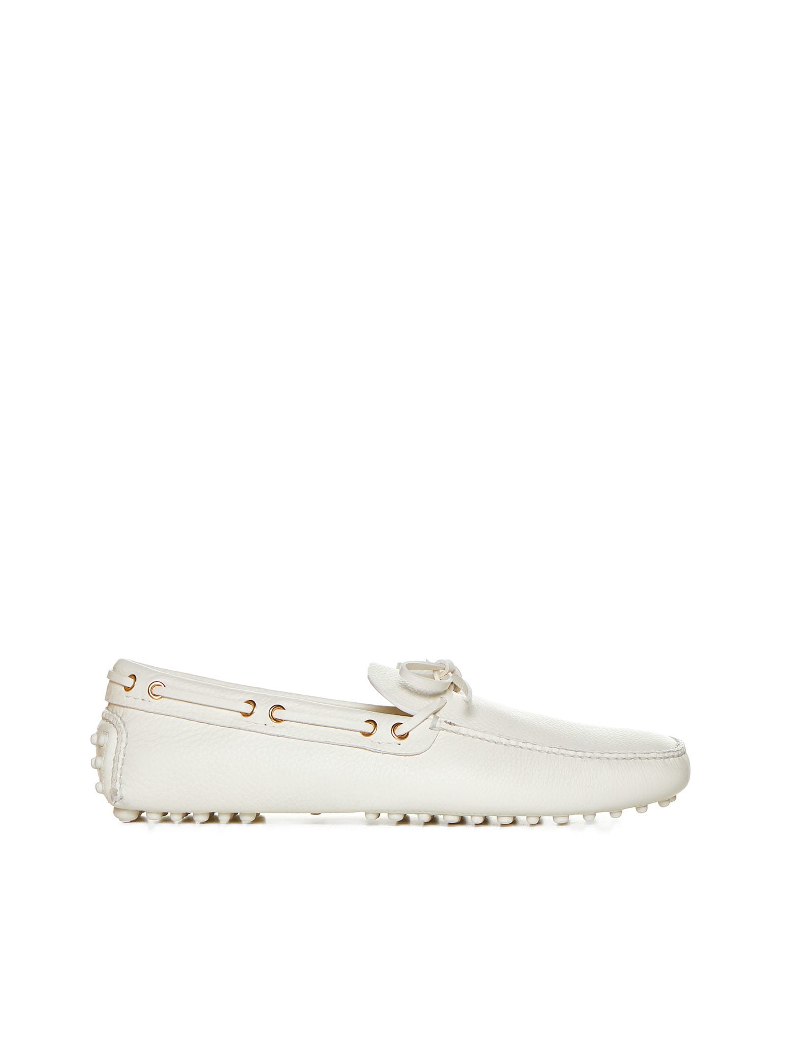 Car Shoe Loafers In White
