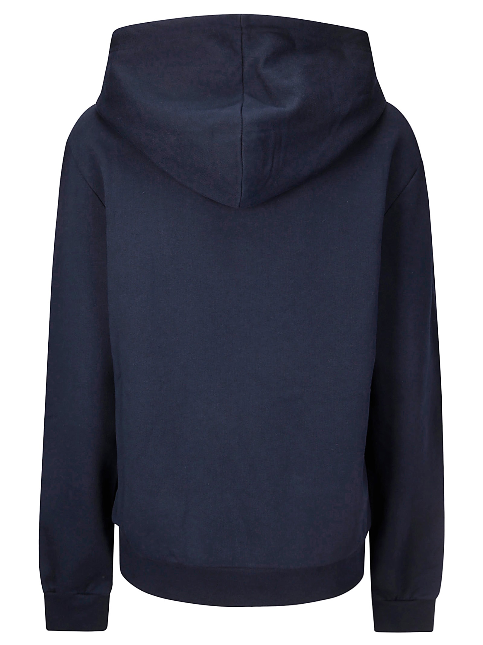 Apc Hoodie Standard Rue Madame In Dark Navy/ecru