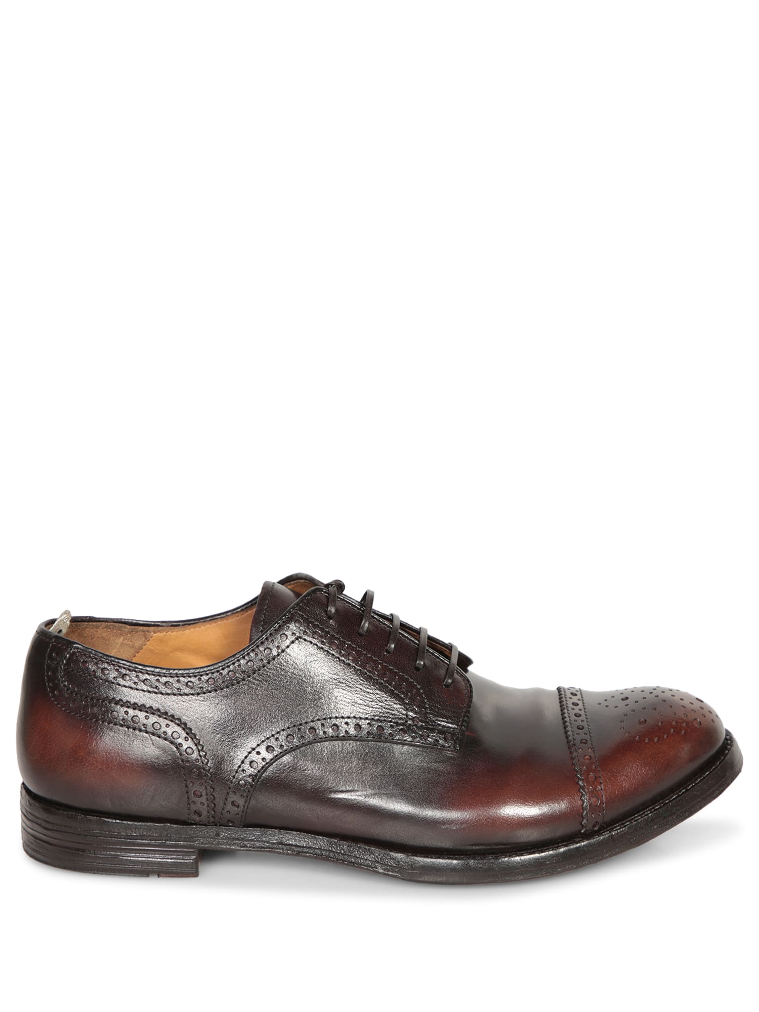 Coffee/dark Brown Derby Lace-up Shoes