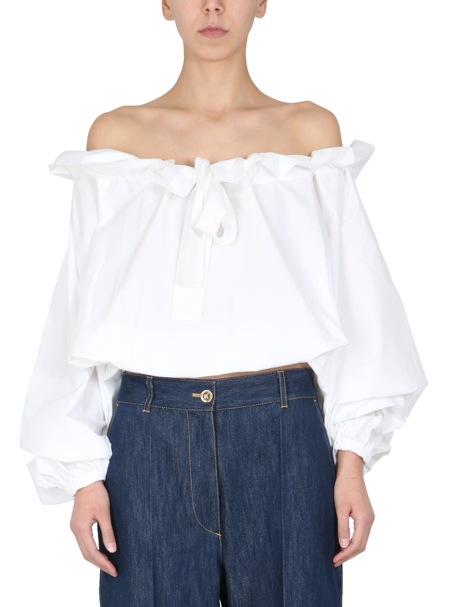 Patou Top With Balloon Sleeves