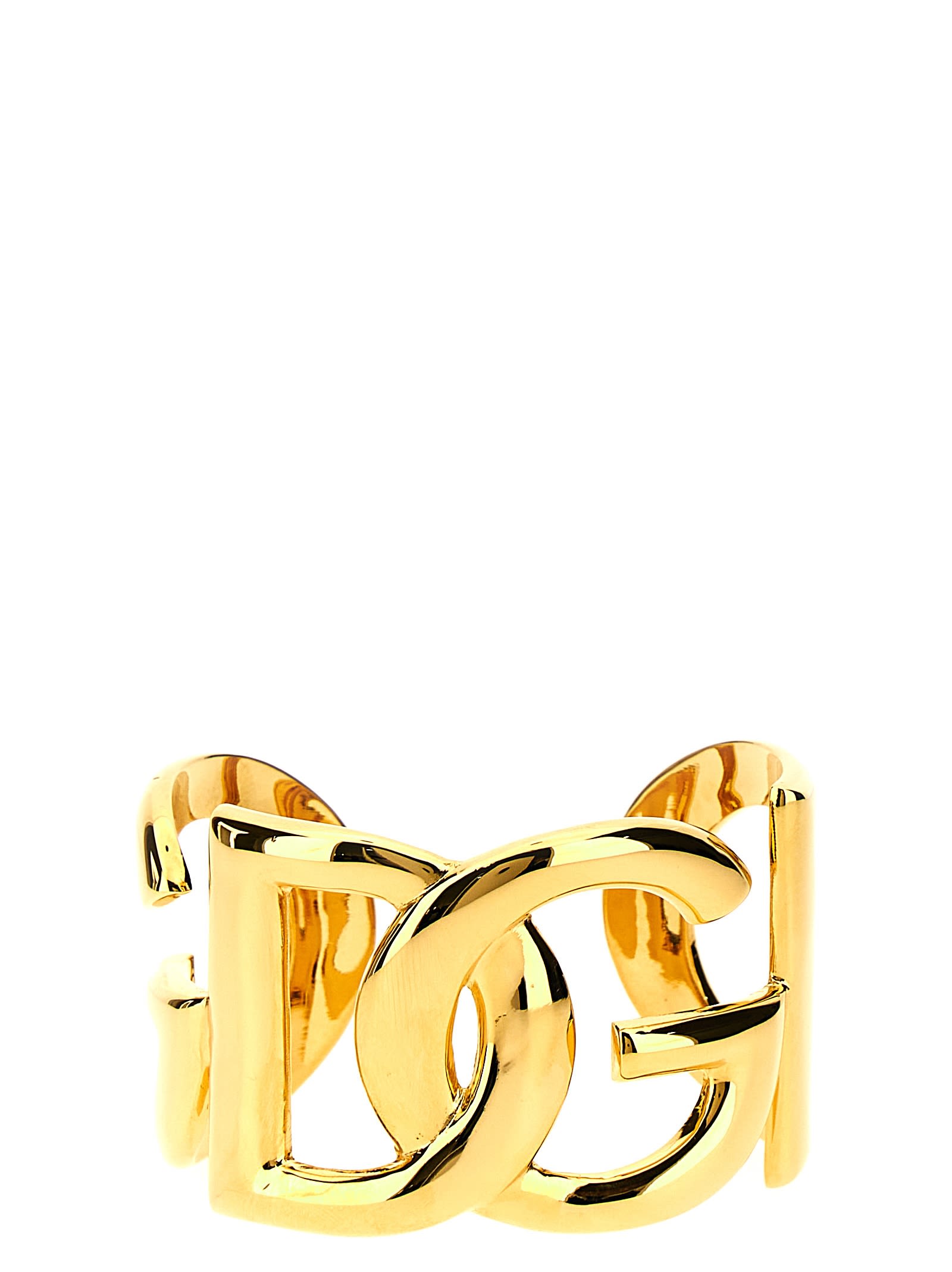 Shop Dolce & Gabbana Dg Bangle In Gold