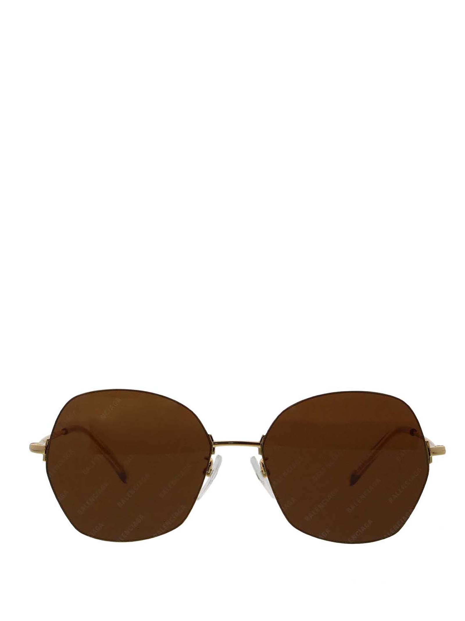 Balenciaga Bb0014s Gold Sunglasses