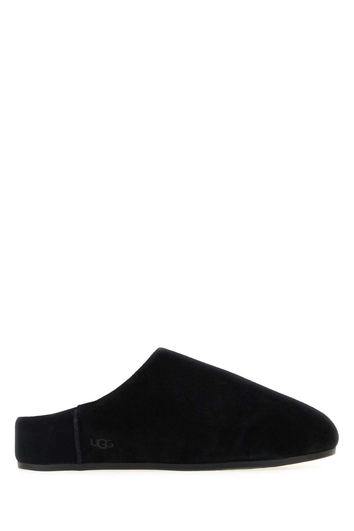 Black Suede Elea Slippers