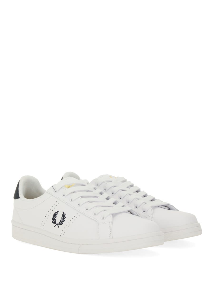 Fred Perry Leather Sneaker In Multi