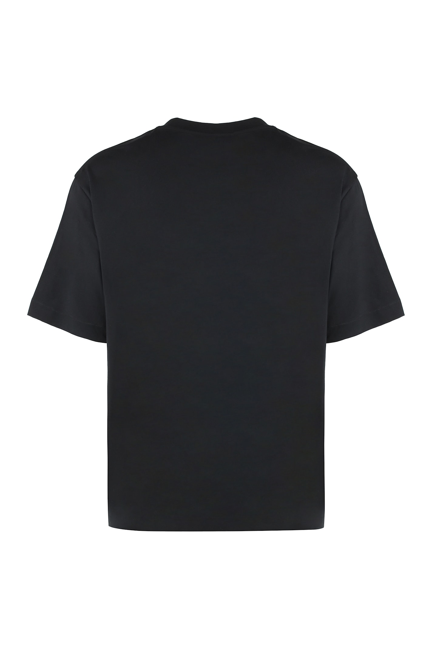 Off-white Cotton Crew-neck T-shirt In Black