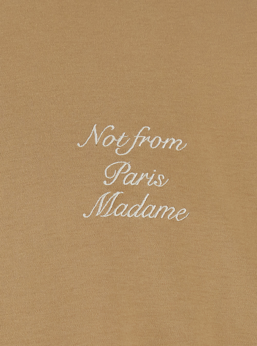 Shop Drôle De Monsieur Le T-shirt Slogan ml In Brown