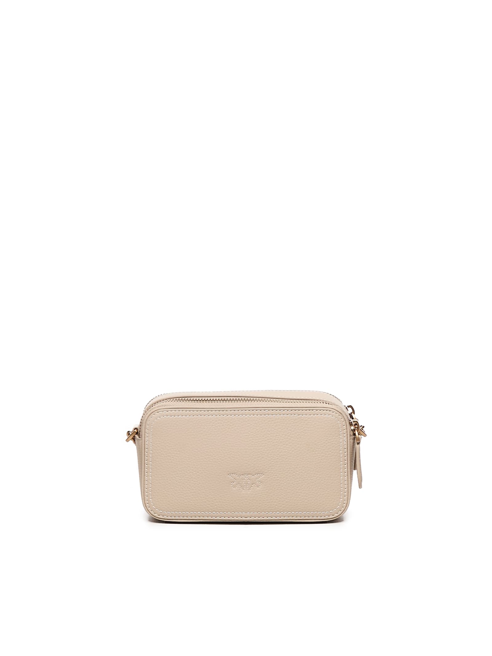 Pinko Carrie Camera Case Mini In Beige