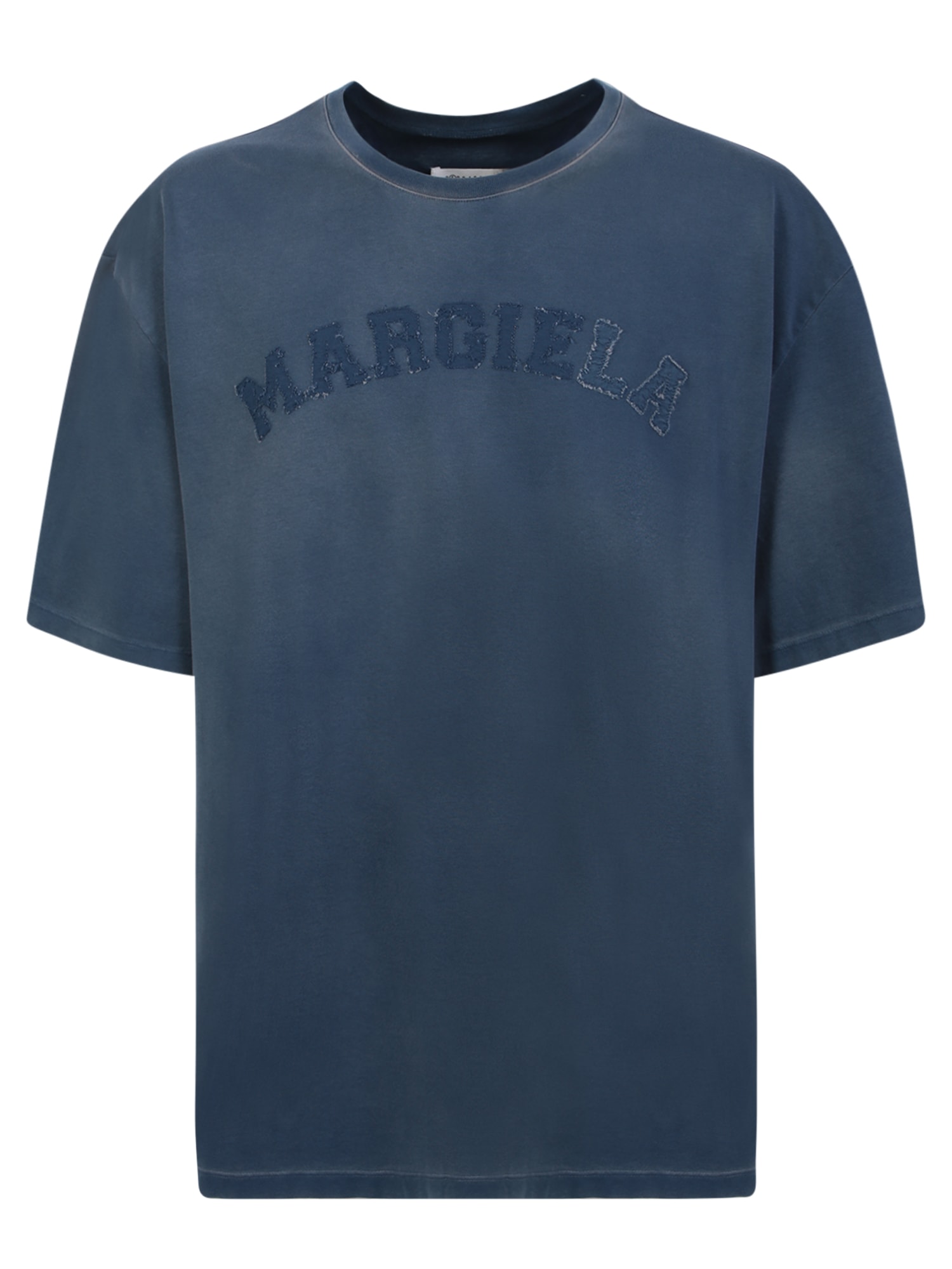 Maison Margiela College T-shirt In Blue