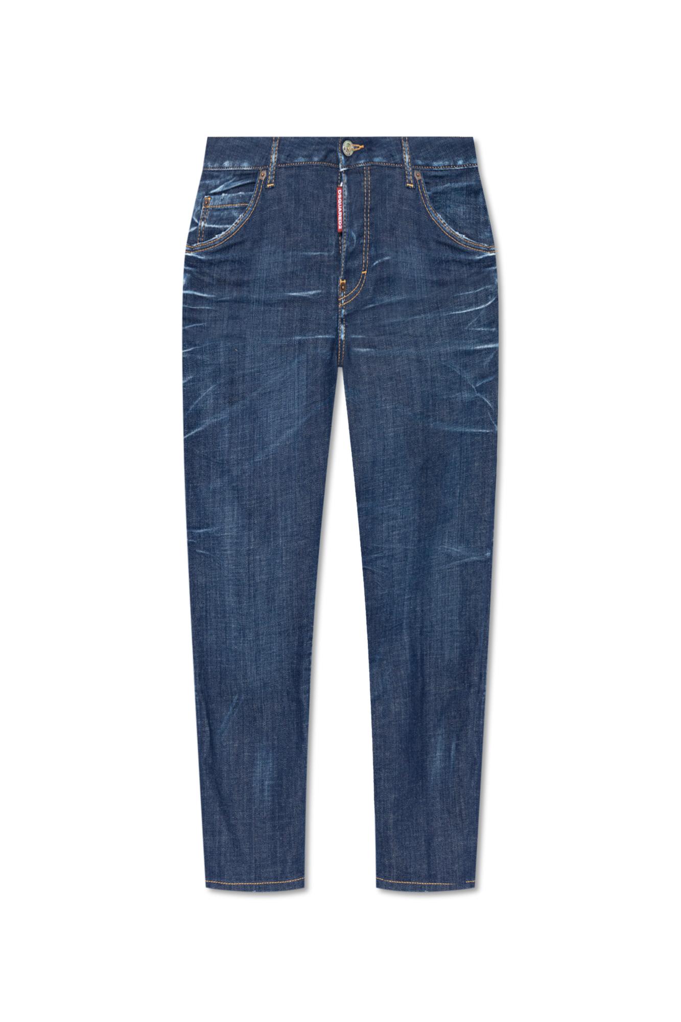 Dsquared2 Cool Girl Jeans In Blu Denim