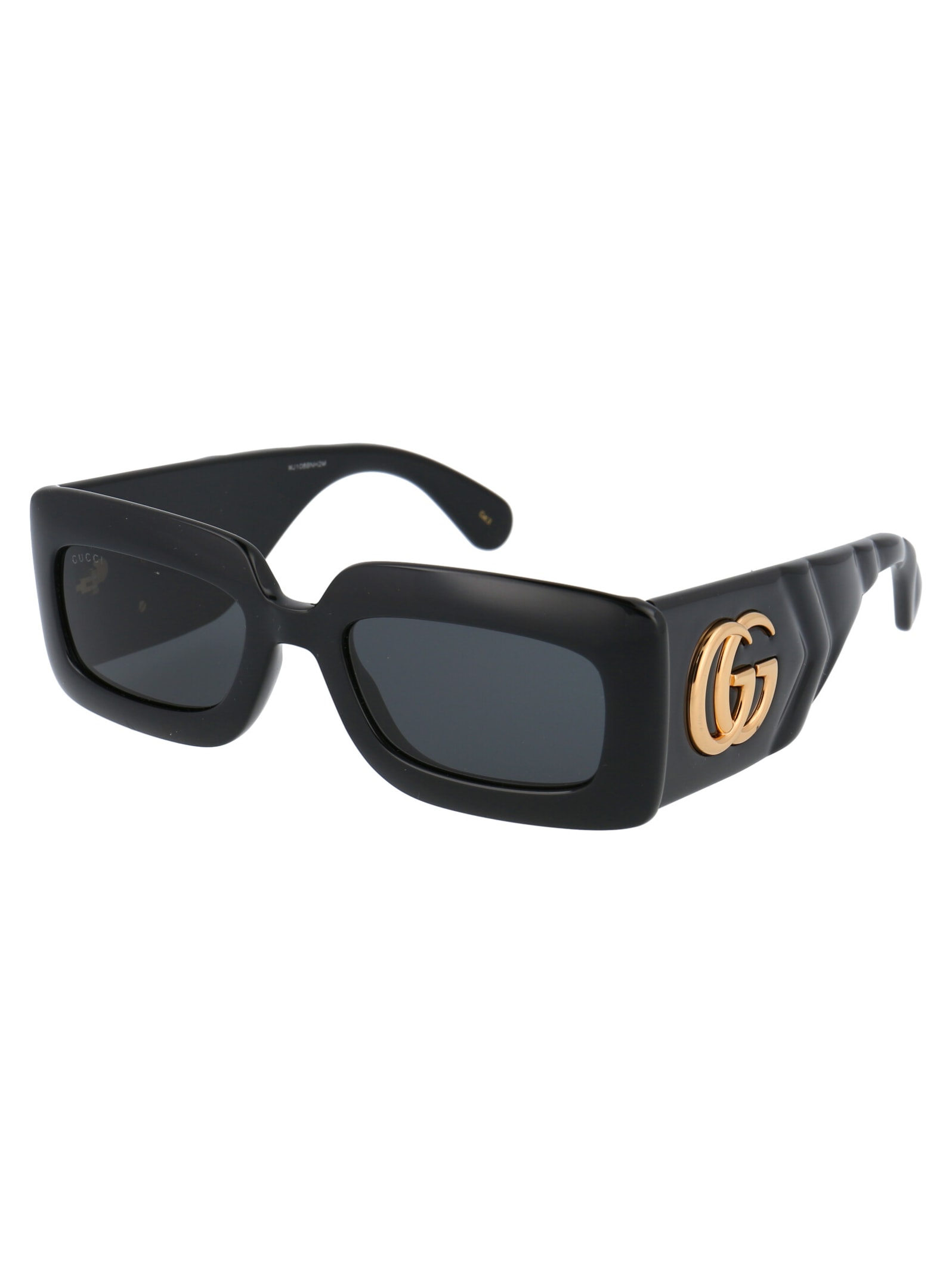Shop Gucci Gg0811s Sunglasses In 001 Black Black Grey