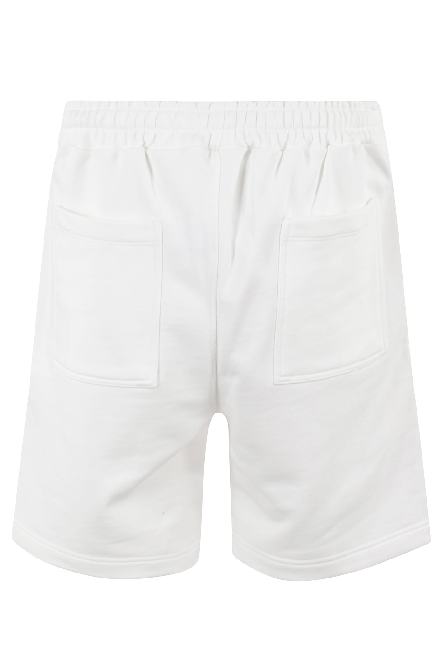 A Paper Kid Logo Laced Shorts In Crema