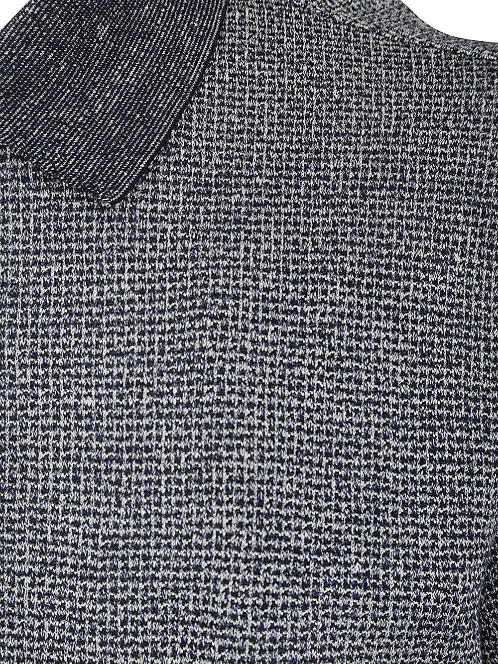 Shop Zegna Cotton Linen And Silk Polo In Blue