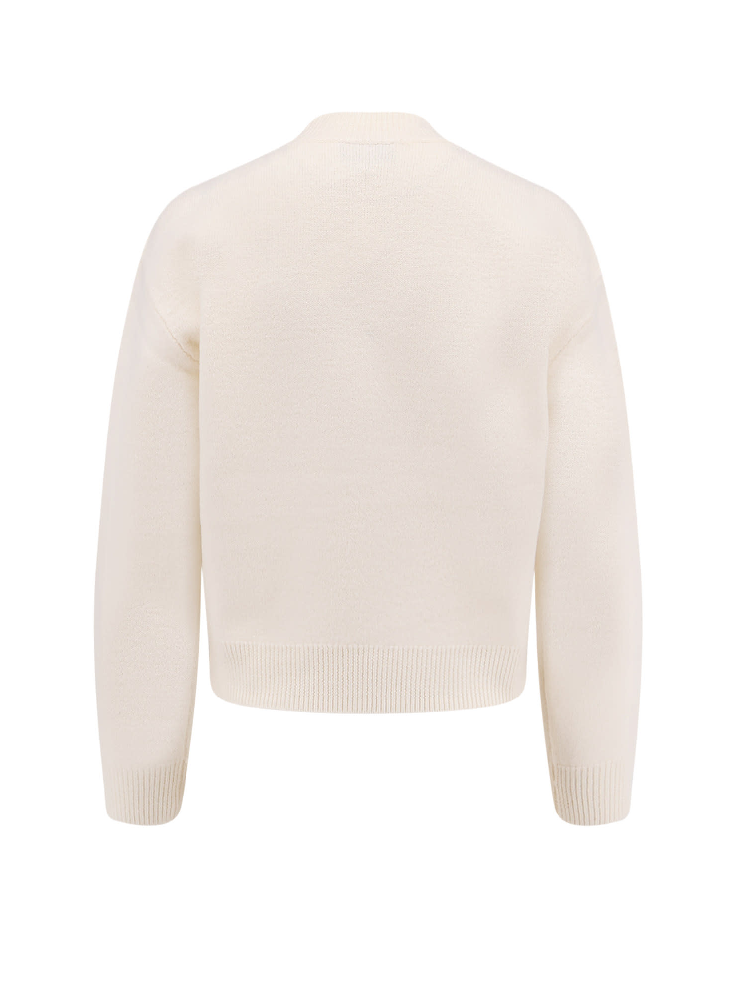 Apc Esther Virgin Wool Sweater In White